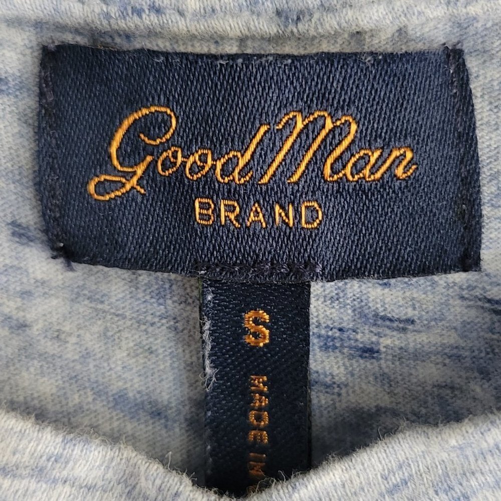 Good Man Brand Short Sleeve T-Shirt-Light Grey with V-Neck - Picture 2 of 7